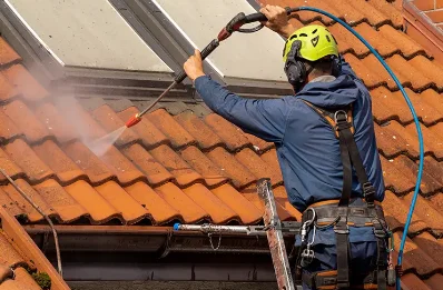 Démoussage et hydrofuge de toiture au Pecq